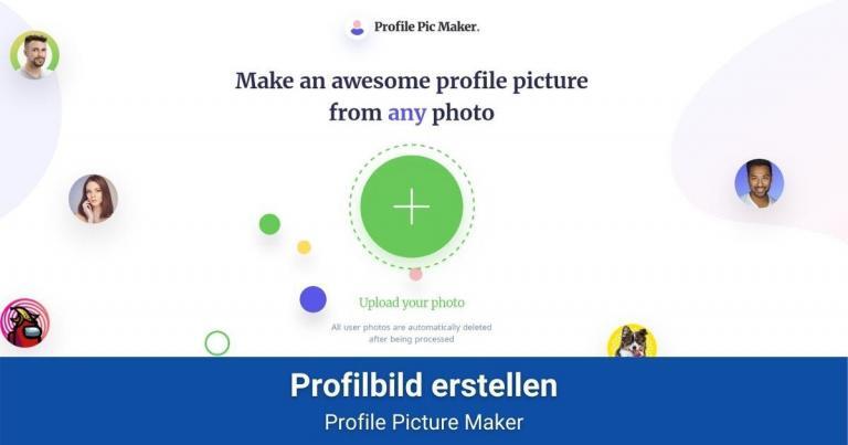 Profilbild erstellen – Es war noch nie so einfach